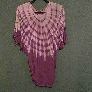 Purple tye dye soft cotton top.